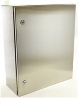 YuCo  YC-24x16x6-SS-UL Stainless Steel Enclosure