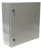 YuCo YC-24X16X6-UL-FE-EL-2-KF Fully Enclosed NEMA 4 Enclosure with Lock and Keys