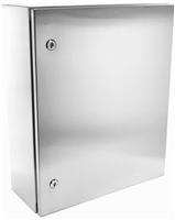 YuCo  YC-24x24x10-SS-UL-FE Fully Enclosed Stainless Steel Enclosure