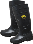 2WSST16-11 Steel Toe PVC over the sock knee boot-sz11