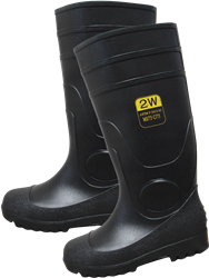 2WSST16-12 Steel Toe PVC over the sock knee boot-sz12