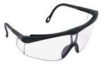 AA19149 Black Cudas  Style Safety Glasses /Amber Lens