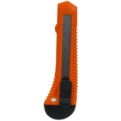 AIC80140  8 PT. SNAP OFF UTILITY KNIFE (PLASTIC)-SOLD IN PACKS OF 36