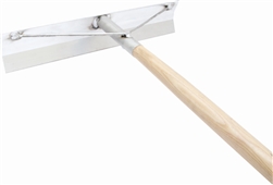 CF700561 Alum Econo Pull Crete 20" x 4"  With Brace and 60" Wood Handle