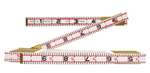 CG1066D Lufkin 6' Red End Engineers Folding Rule