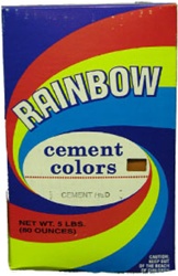 EN1000-5 Rainbow Terra Cotta Cement Color-5 Lb. Sold in Boxes of 6 Only