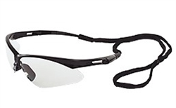 ERB15324  Black Frame/Clear Safety Glasses