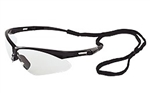 ERB15325 Black Frame/Clear "Anti Fog" Safety Glasses