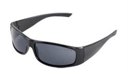 ERB18026 Gray Lens/Black Frame Safety Glasses