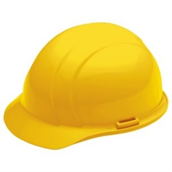 ERB19362 Yellow Ratchet Hard Hat/Osha Approved