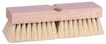 FB292-10 Weiler Brush 10" White Tampico Deck Brush W/ Threaded And Tapered Handle Hole 2" Trim Length