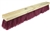 FB44587 Weiler Brush 24" Medium Maroon Polypropylene Fill 3-1/4" Trim Length Coarse Sweeping Contractor Broom Takes Handle# 44635