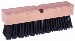 FB70215 Weiler Brush 16” Round Wire Street Broom 3-3/4” Trim