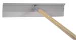 GB16109 Goldblatt 19-1/2” x 4” Steel Placer No Hook. 54” Wood Handle