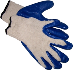 GVWG Pr Non-Slip Blue Rubber  Palm Wonder Glove - Large - Sold in Packs of 10 Only