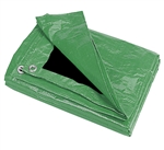 HG2025GB 20' x 25' Green/Black Poly Tarp