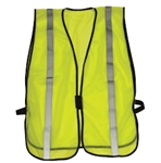 IRW1217L Economy Safety Vest Lime Strip One Size Fits All