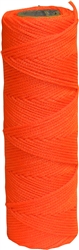 KC18131 250' Orange Nylon Braided Mason Line #18