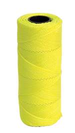 KC18134 250' Yellow Nylon Braided Mason Line #18