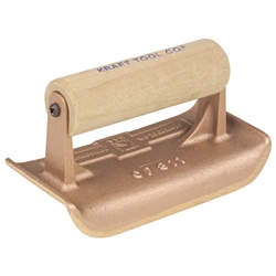 KRCF311 Kraft 6x2x3/4" Bronze Edger with wood handle