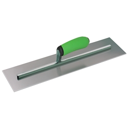 KRHC142PF 18"x4" Hi-Craft Concrete Trowel w/Green Soft Grip Handle