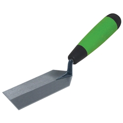 KRHC431PF 5"x1 1/2" Hi-Craft Margin Trowel w/Green Soft Grip Handle