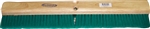 MB3924SL 24” Medium Green Flagged Broom Pet Fiber Bristle 3” Trim