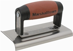 MT138SSD Marshalltown 6” x 4” Stainless Steel Edger 1/2” Radius 5/8” Lip