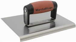 MT184SSD Marshalltown 8 x 6 SS Edger-Straight Ends-1/4"  Radius, 3/8" Lip-DuraSoft® Handle