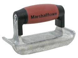 MT4002D Marshalltown 9 x 4 Zinc Hand Edger-1/4" Radius, 5/8" Lip-DuraSoft® Handle