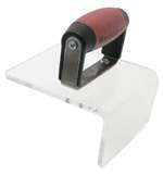 MT4261D Marshalltown 5 5/8 x 5 1/4 x 2 3/4 Acrylic Step Tool-1/2" Radius, Nose with DuraSoft® Handle