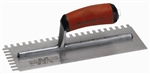 MT704SD Marshalltown 11 x 4 1/2 Notched Trowel-3/32 x 3/32 x 1/8 'U' w/Curved DuraSoft® Handle