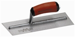 MT769SD Marshalltown 11 X 4 1/2 Cutback Notched Trowel-1/8 X 3/32 X 1/8 'U' w/Curved DuraSoft® Handle