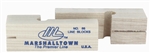 MT86 Marshalltown 3-3/4" Wood Line Blocks(Pr)