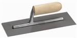 MT970 Marshalltown 11 X 4 1/2 Notched Trowel-1/2 X 15/32 'V' w/Wood Handle