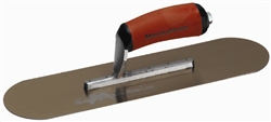 MTMSP14GSD Marshalltown 14 X 4" Golden Stainless Steel Pool Trowel w/Curved DuraSoft® Handle