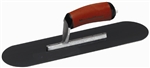 MTMSP16BD Marshalltown 16 X 4 1/2" Blue Steel Pool Trowel w/Curved DuraSoft® Handle