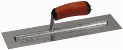 MTMXS165SD Marshalltown 16 X 5" Bright Stainless Steel Finishing Trowel with DuraSoft® Handle