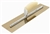 MTMXS205GS Marshalltown 20 X 5" Golden Stainless Steel Finishing Trowel with Wooden Handle