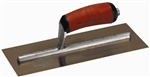 MTMXS2GSD Marshalltown 11 1/2 X 4 1/2" Golden Stainless Steel Finishing Trowel with DuraSoft® Handle