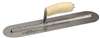 MTMXS66FR Marshalltown 16 X 4" Fully Rounded Finishing Trowel w/Curved Wood Handle