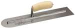 MTMXS66RE Marshalltown 16 X 4" Rounded End Finishing Trowel w/Curved Wood Handle
