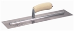 MTMXS73 Marshalltown 14 X 4 3/4 Finishing Trowel w/ Curved Wood Handle