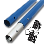 MTOCT072 Marshalltown 72"  Powder Coated Blue Aluminum Push Button Octagon Handle Section - 1 3/4" Diameter Sold in Packs Of 6 Only