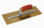 MTPB145GSD Marshalltown 14 X 5 PermaShape® Golden Stainless Steel Finishing Trowel w/Curved DuraSoft® Handle