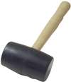 ND1 1lb. Rubber Mallet with Wood Handle - Import