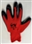 NG1212-M  Red Nitrile Crinkle Cut Gloves - Size Medium