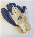NG1901L Blue Dipped Gloves - Large
