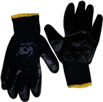 NG1905 Pr Black Gripper Dipped Glove - Large - Sold in Packs of 10 Only