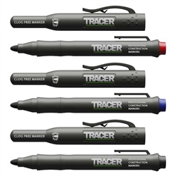 OXACF-MK3  TRACER Clog-Free Marker Kit—3pc pack (1x Black / 1x Blue / 1x Red) W/site Holsters